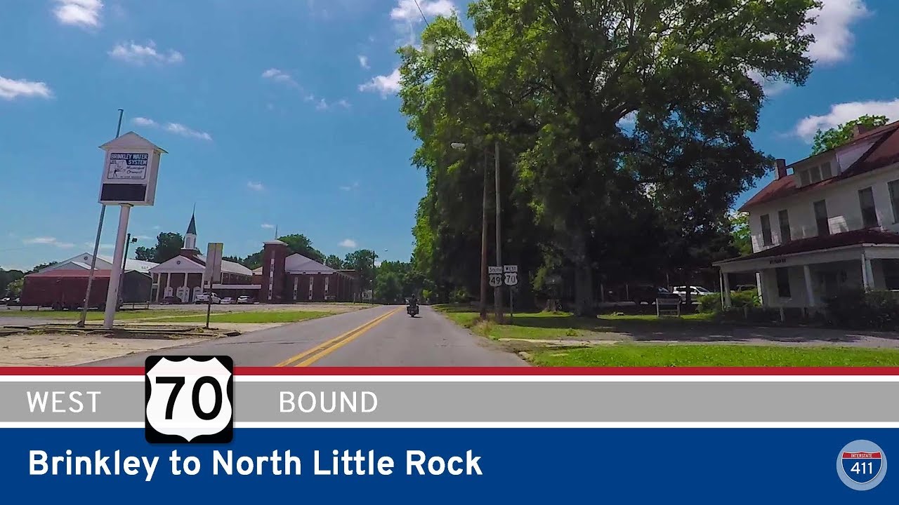 U.S. Route 70: Brinkley to North Little Rock – Arkansas