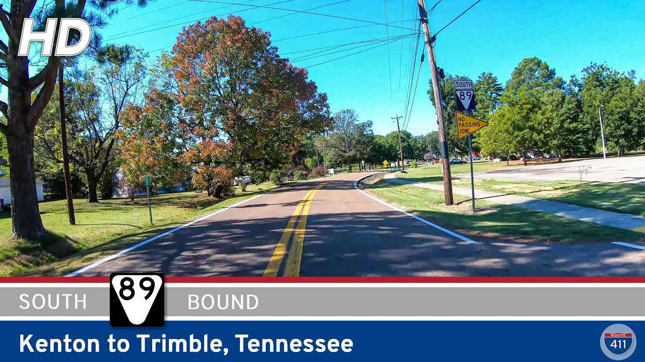 Tennessee Secondary Route 89: Kenton to Trimble