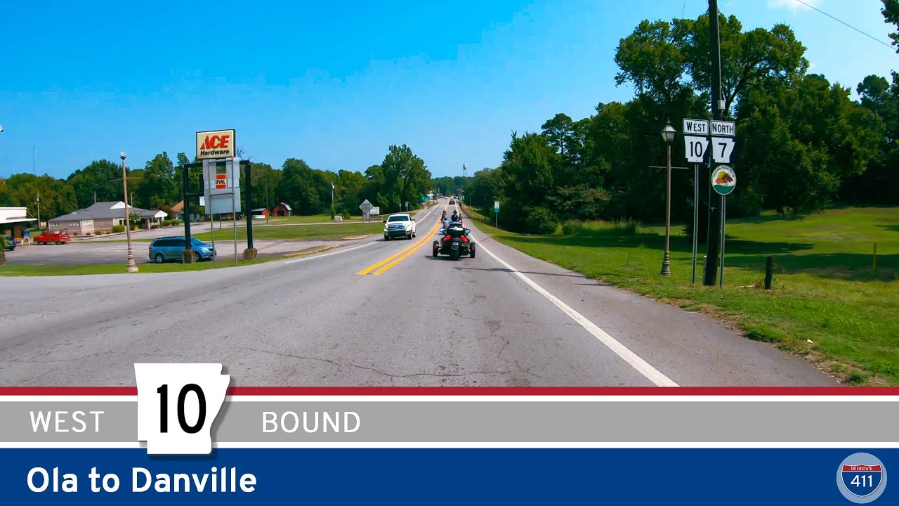 Arkansas Highway 10: Ola to Danville