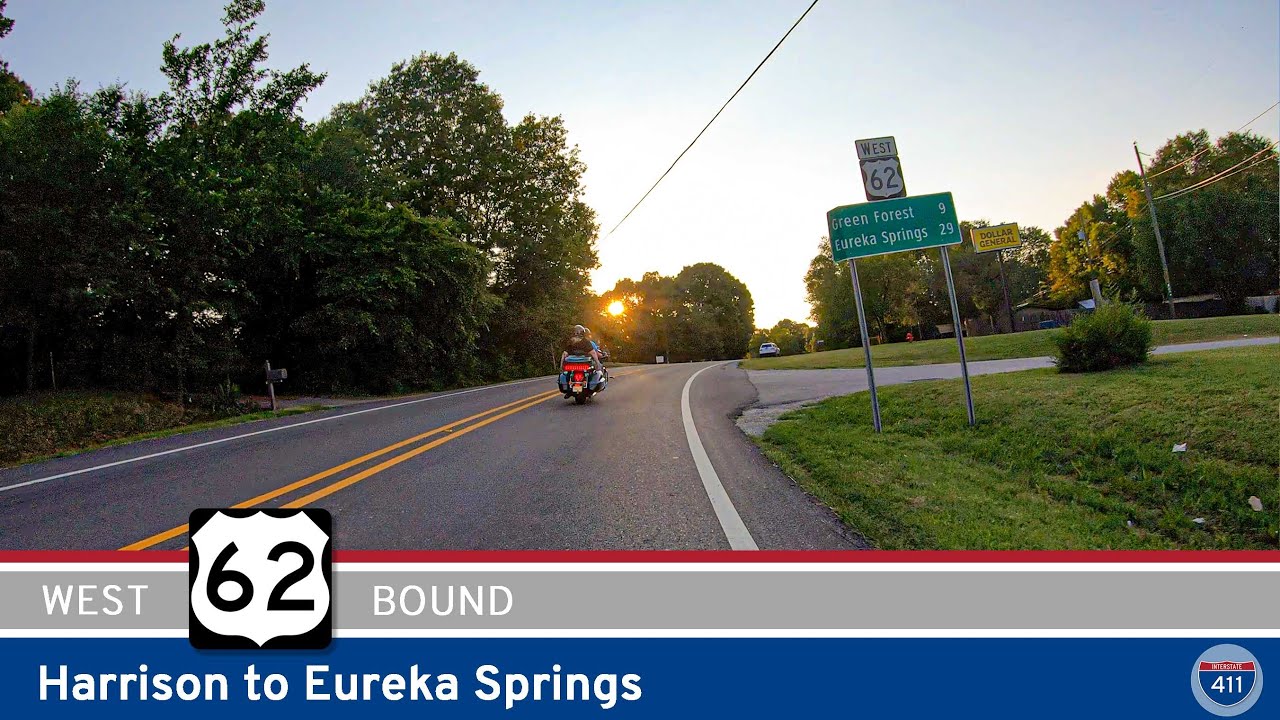 U.S. Highway 62: Harrison to Eureka Springs – Arkansas