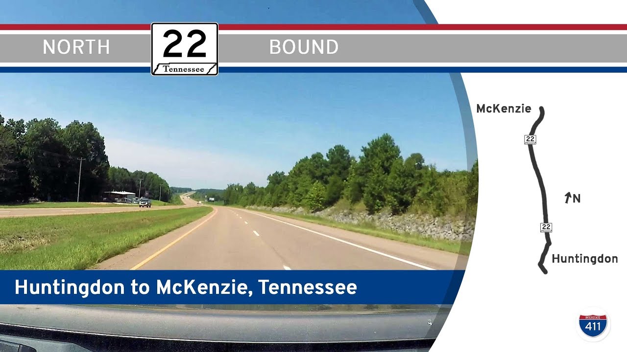 Tennessee Route 22: Huntingdon to McKenzie